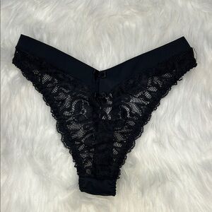 Vintage Besame Lace Thong Panty